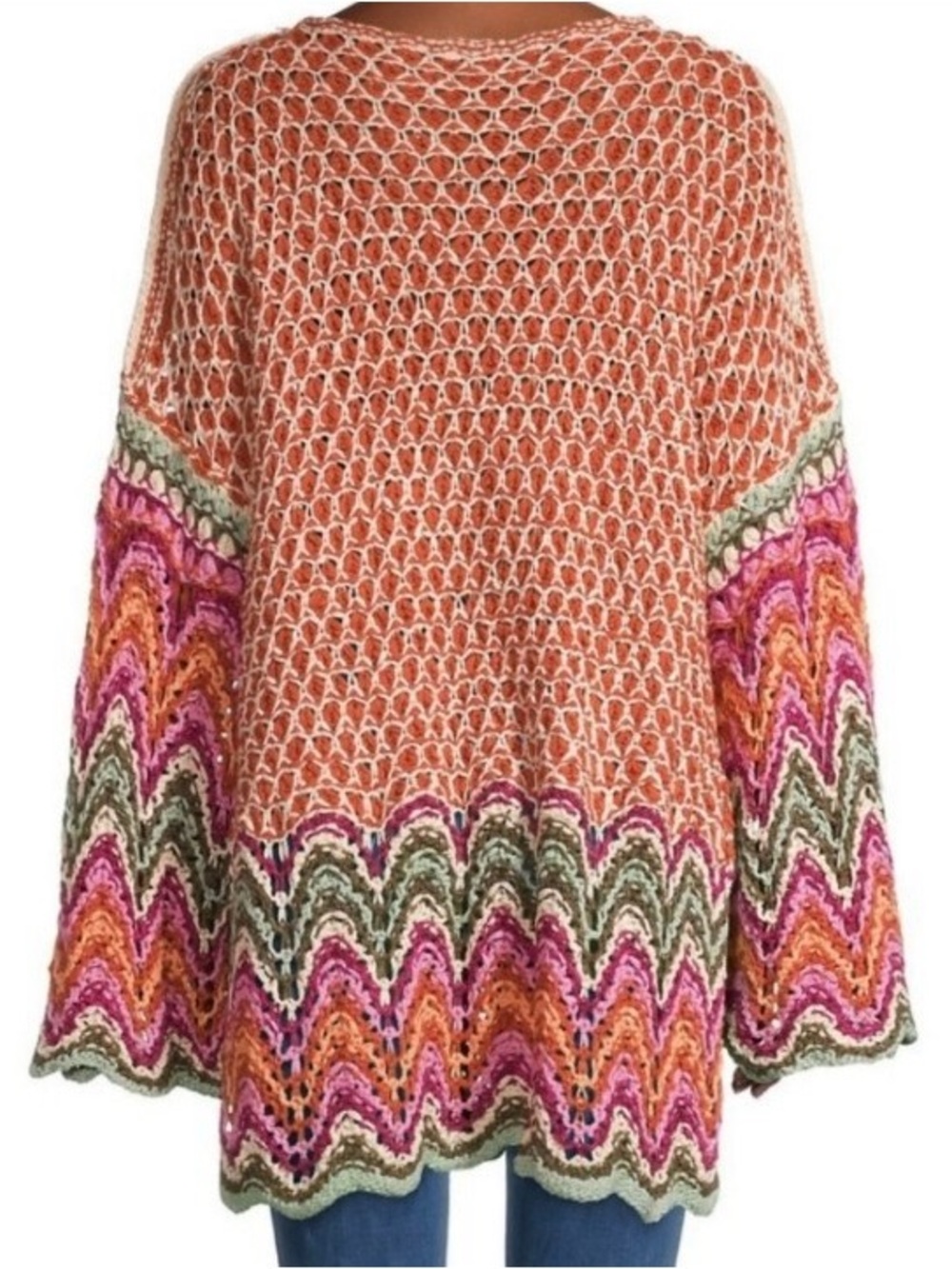 Free People Heatwave Crochet Pullover